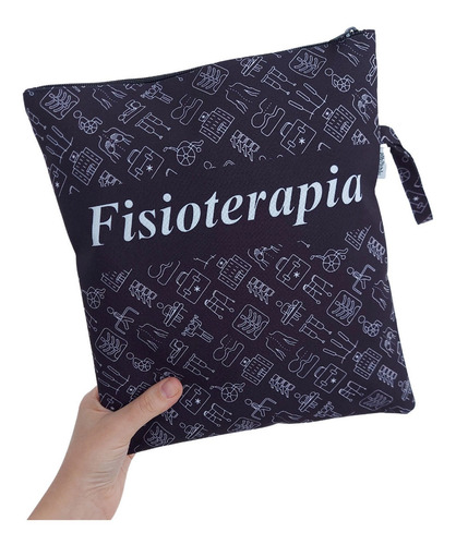 Bolsa Porta Jaleco Impermeável Com Zíper - Fisioterapia