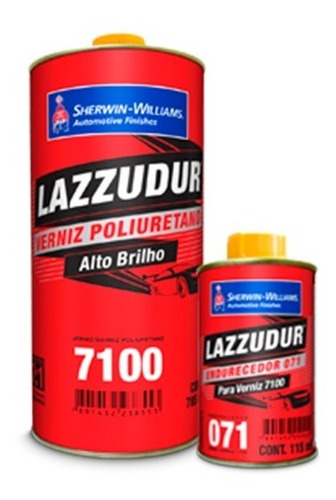 Barniz Automotriz Auto Laca Clear Ms Sherwin 7100 Kit 1/4gl