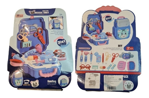 Maleta De Juegos Medicos 3 En 1 Set Doctor Infantiles Niño