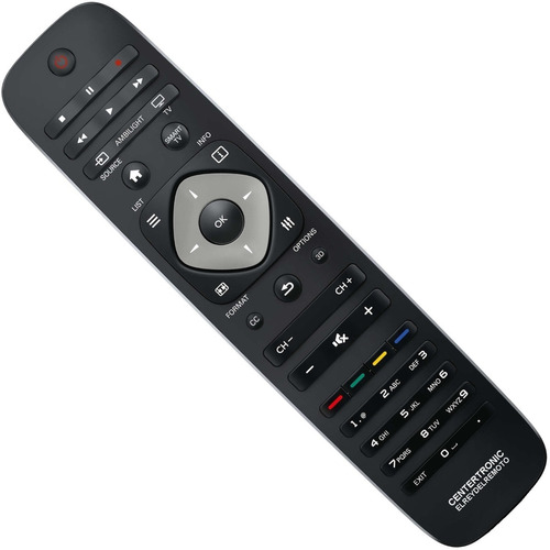 Control Remoto Smart Tv Para Led Philips Botón Casita Cc 3d
