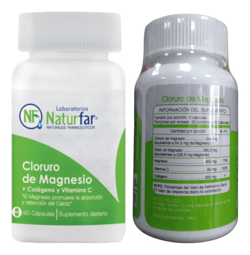 Cloruro De Magnesio+colág+vit C - Unidad a $400