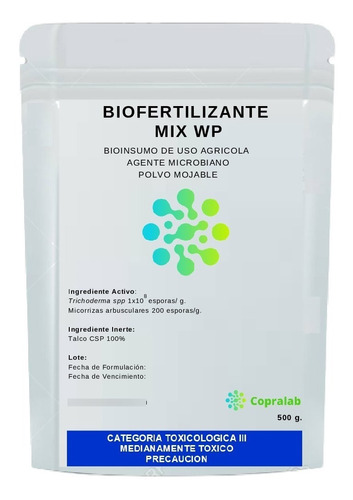 Trichoderma Y Micorrizas Biofertilizante Mix Wp 500 G