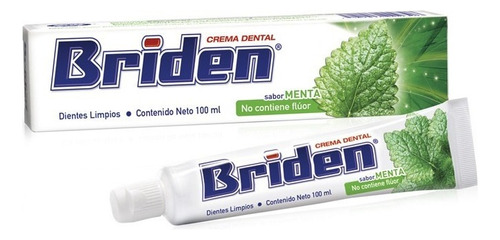 Briden Crema Dental Sin Flúor Caja 25 Pz 100ml +