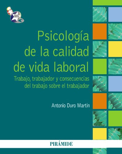 Libro Psicología De La Calidad De Vida Laboral De Duro Martí