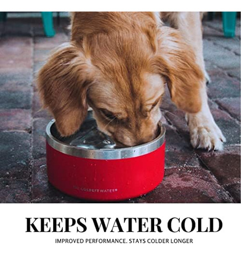 Cuenco Para Perros Coldest, Acero Inoxidable, Antideslizante