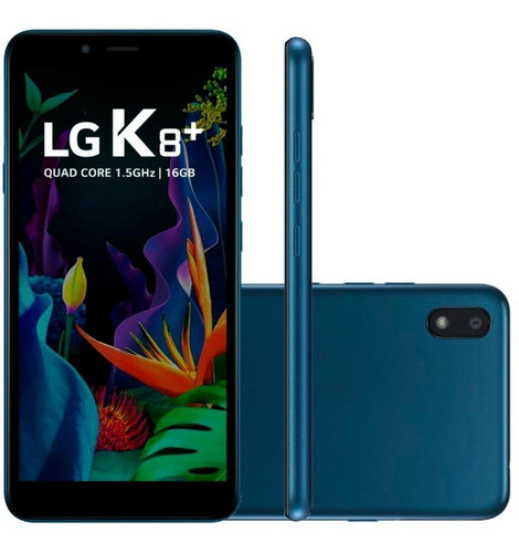 Celular LG K8+ Plus Azul 16gb 1gb De Ram Tela 5 Dual Chip