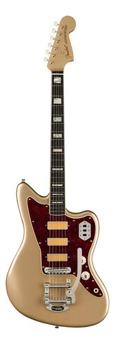 Fender Gold Foil Jazzmaster, Shoreline Gold, Eléctrica Color Marrón claro Material del diapasón Maple Orientación de la mano Diestro