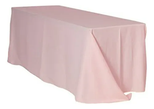 Mantel Rectangular Premium Para Mesa 8 Ft - Rosa Palo