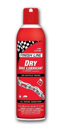 Lubricante  Finish Line Seco Aerosol 500 Ml - Urquiza Bikes