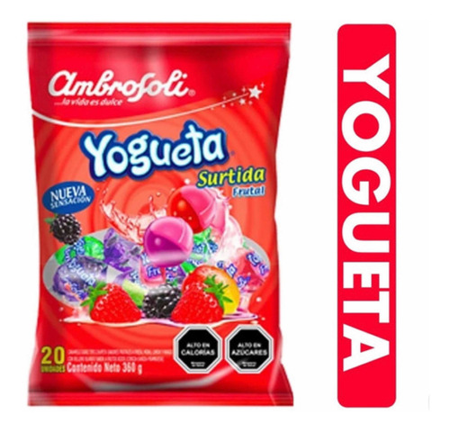 Caramelos Coyac Yogueta Bolsa De 20 Unidades