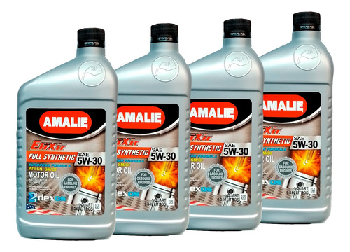 4 Litros Lubricante Aceite Amalie 5w30 Sintetico