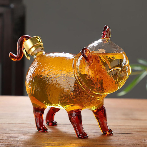 Decantador De Whisky Con Forma De Animal Para Ron Tequila