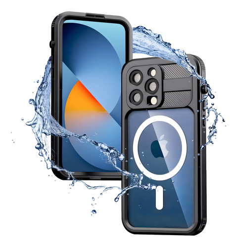 Case Subaquática Mergulho Prova Dágua P/ iPhone 14 Pro Max