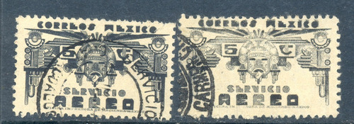 Arte Azteca  Aéreo  1934 Dos Tonos