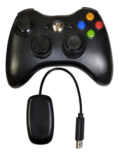 Control Inalambrico Para Pc Y  Xbox 360 Receptor /control