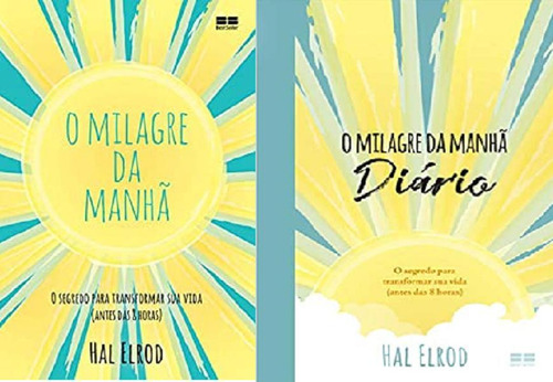 Kit 2 Livros Hal Elrod Milagre Do Amanha + Diario