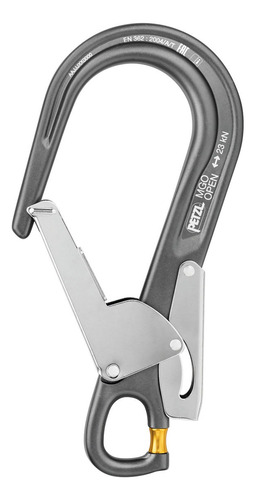 Petzl Mgo Open 60 Gancho Rescate Vertical Rope Access Rapel Gris Oscuro