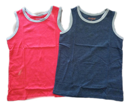 Two Pack De Franelillas Para Niño Marca Cat & Jack Talla 5t 