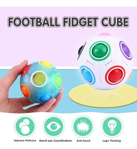 Rompecabezas Moruska Rainbow Ball Cube Magic Arcoíris Ball P