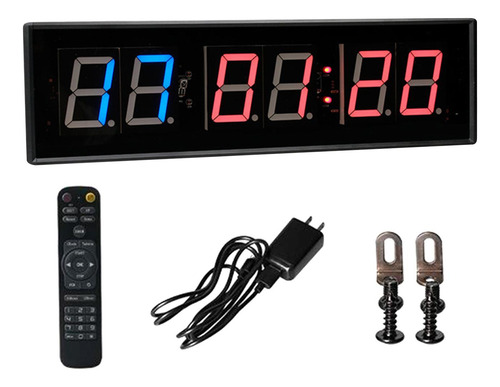 Interval Timer Clock With Remote Fitness Timer For Intervals