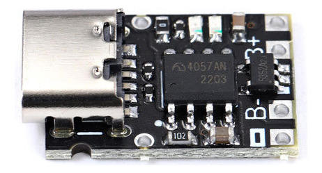 Módulo Carga 5v Para Batería Litio 18650, Tipo-c