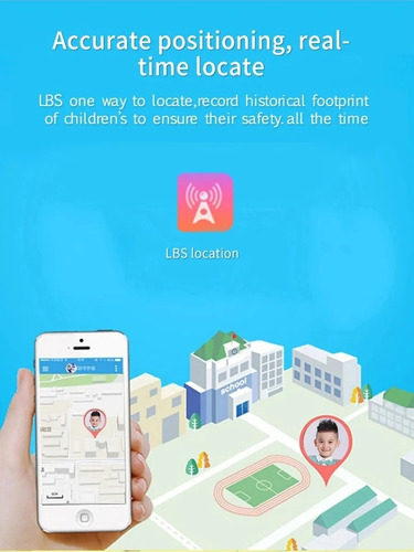 Reloj Inteligente Para Niños A Prueba De Agua Con Posicionam