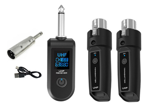 Hh Transmisor Y Receptor De Audio De Guitarra 1 Con 2