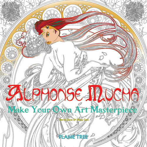 Alphonse Mucha - Color Your Own Masterpiece: Mucha, De Alphonse Mucha. Serie Obra Maestra, Vol. 1. Editorial Harper Design, Tapa Blanda, Edición Papel En Inglés, 2020