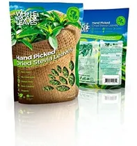 Comprar Hojas De Stevia Secas Enteras, 3.00 Oz, Hoja De Stevia Verde