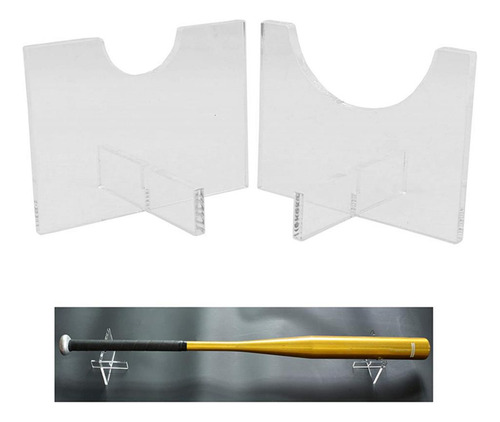 Baseball Bat Display Holder Rack Mount For Table Or Desk -