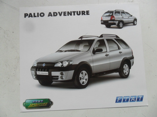 Folleto Fiat Palio Adventure Antiguo No Es Manual  Catalogo