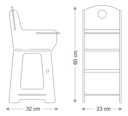 Silla Sillita Para Comer Juguete Infantil Madera Guri