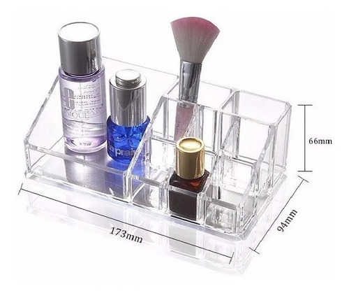 Porta Maquiagem Organizador De Acrílico P/ Batom Cosmeticos
