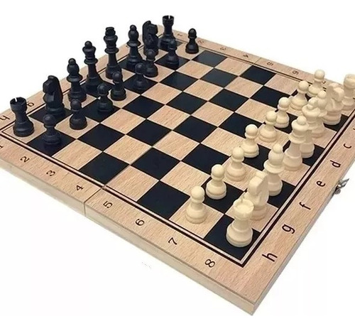 Ajedrez Tablero De Madera Ajedrez Set Juego De Mesa
