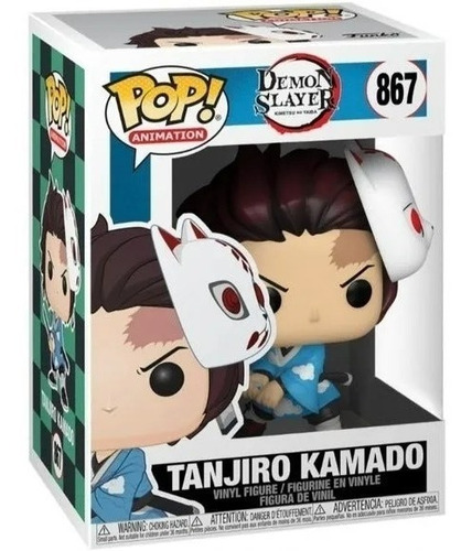 Funko Pop!-demon Slayer-tanjiro Kamado #867 With Mask Esp E