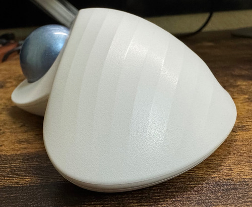 Mouse Trackball Logitech Inalámbrico Color Blanco Blanco