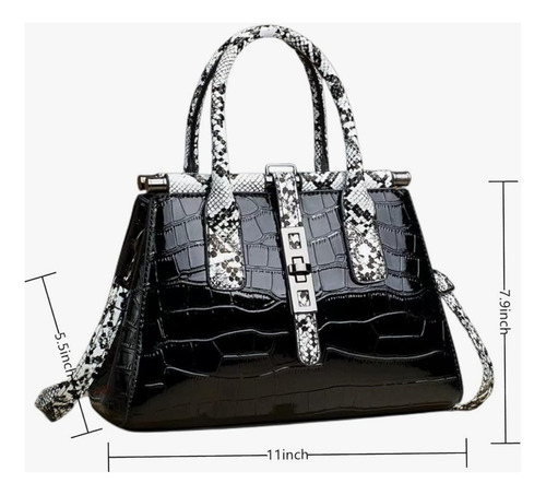 Bolso Bandolera Moda Bolsa De Mano Para Mujer Color Negro