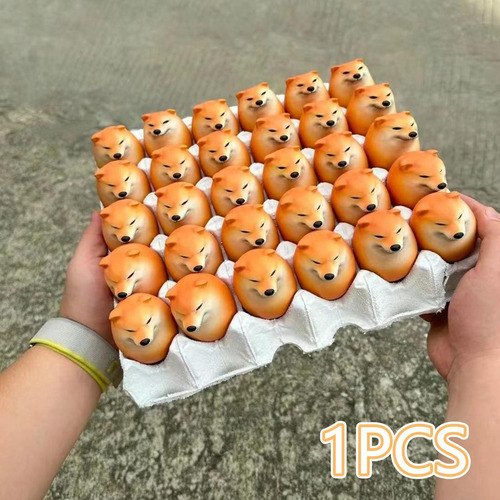 2 Figura De Cachorro Con Forma De Huevo Juguete De Perro Con