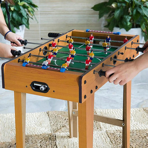 Mesa Pebolim Iantil Totó Mdf Placar Bolas Imediato