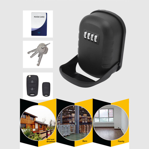 Key Lock Safe Security Montado Na Parede À Prova D'água