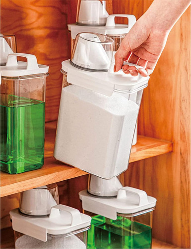 Dispensador Detergente Líquido Lavandería Para Organización