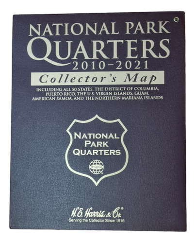 Album Mapa Quarters Para Cuartos Parques Nacionales. Harris