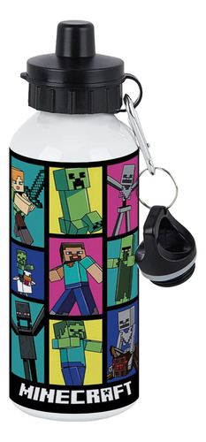 Botella Cantimplora - Minecraft (varios Modelos) Minecraft 003 B