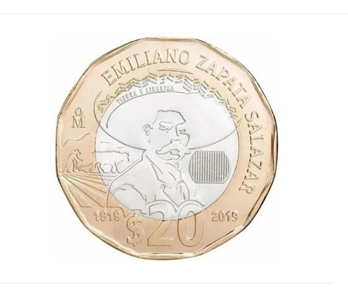 Lote 10 Monedas Centenario De La Muerte De Emiliano Zapata