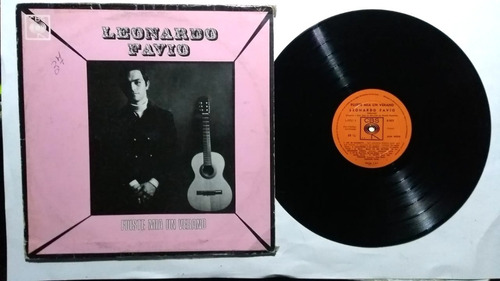 Leonardo Favio Fuiste Mia Un Verano Lp Argentino 1ra Edic (Usado)