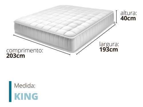 Kit Com 4 Protetores Colchão Silencioso King - Impermeável