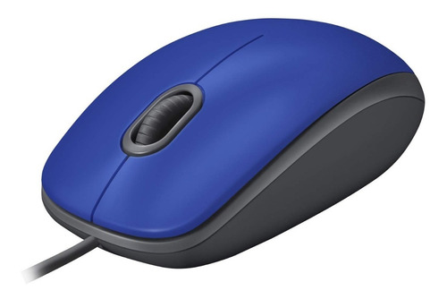 Mouse Logitech Silencioso M110 Azul Backup