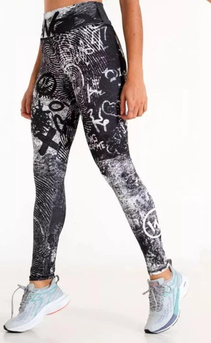 Calzas Leggings Sublimada Mujer Deportivas Simil Colombiano