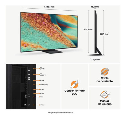 Pantalla 65 Pulgadas Neo Qled 4k Qn85f Vision Ai Modelo 2025