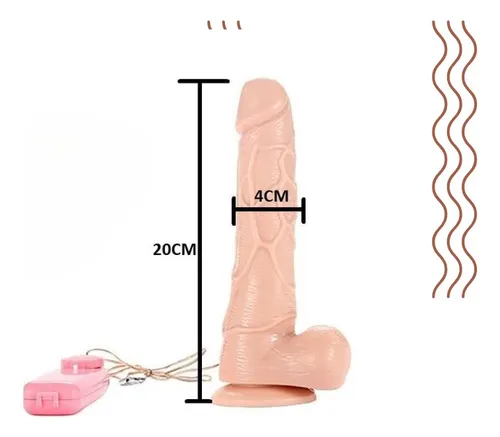 Vibrador Consolador Con Ventosa Y Estimulador De Clitoris